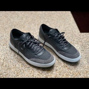 Ferragamo sneakers gray wool. Size 13EE.